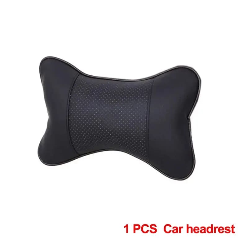 Car Neck Pillows Both Side Universal Car Pillow - Black