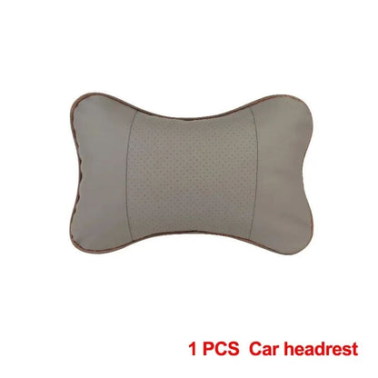 Car Neck Pillows Both Side Universal Car Pillow - Grey