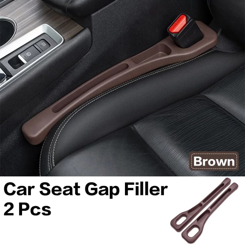 Car Seat Gap Filler Between Seats - Brown