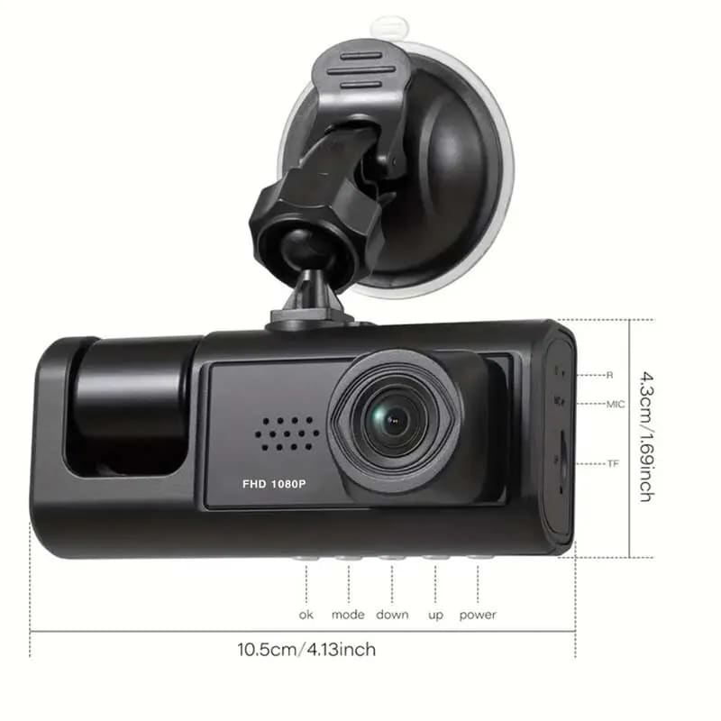 Dash Cam W/ IR Night Vision Loop Recorder