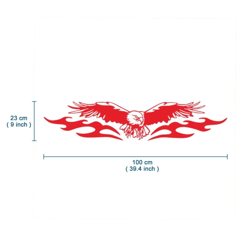 Flying Eagle Self-adhesive Stickers for Car Hood Bonnet Cover Door Body Side Decals Vinyl PVC Auto Exterior Film Foils