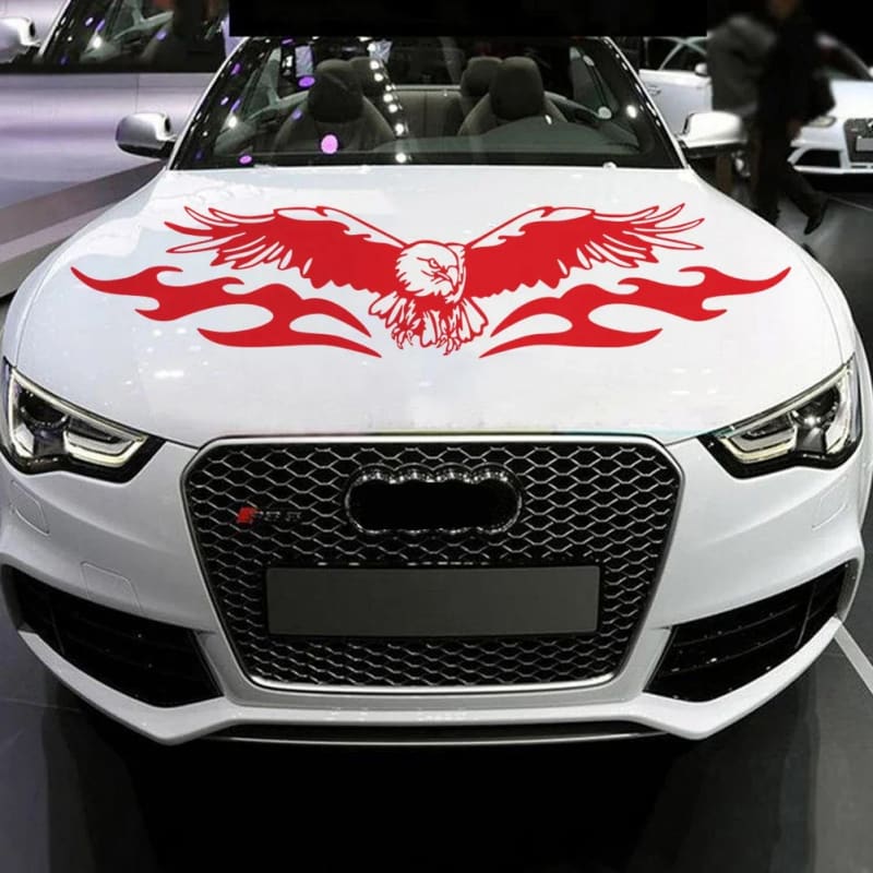 Flying Eagle Self-adhesive Stickers for Car Hood Bonnet Cover Door Body Side Decals Vinyl PVC Auto Exterior Film Foils