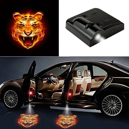 Logo Ghost Shadow Night Light Accessories - fire tiger