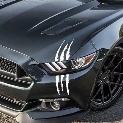 Auto Car Sticker Reflective Monster Claw Scratch Stripe Marks Headlight Decal Stickers PVC 41cm*12cm