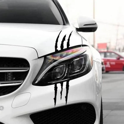 Auto Car Sticker Reflective Monster Claw Scratch Stripe Marks Headlight Decal Stickers PVC 41cm*12cm