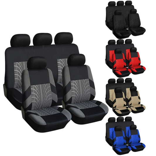 Tire Track Pressing Car Seat Covers